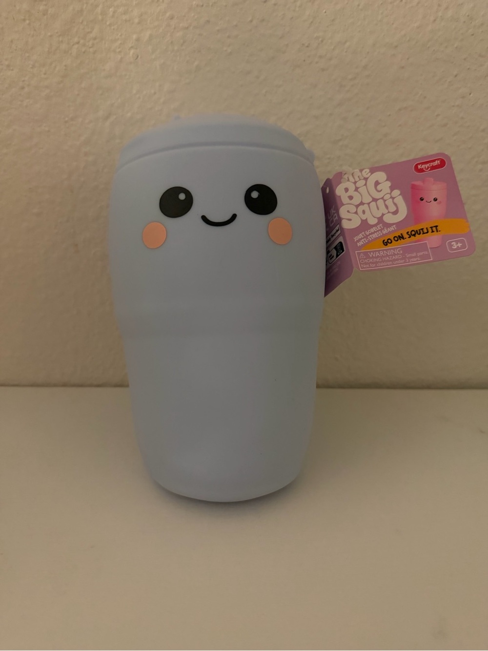 KEYCRAFT The Big Squij Tumbler Squishy- light blue